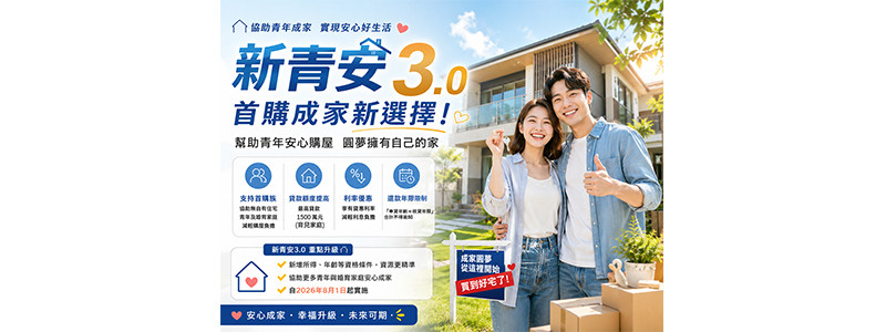 【新青安3.0懶人包】申請條件、利率比較與首購族必看貸款避坑指南