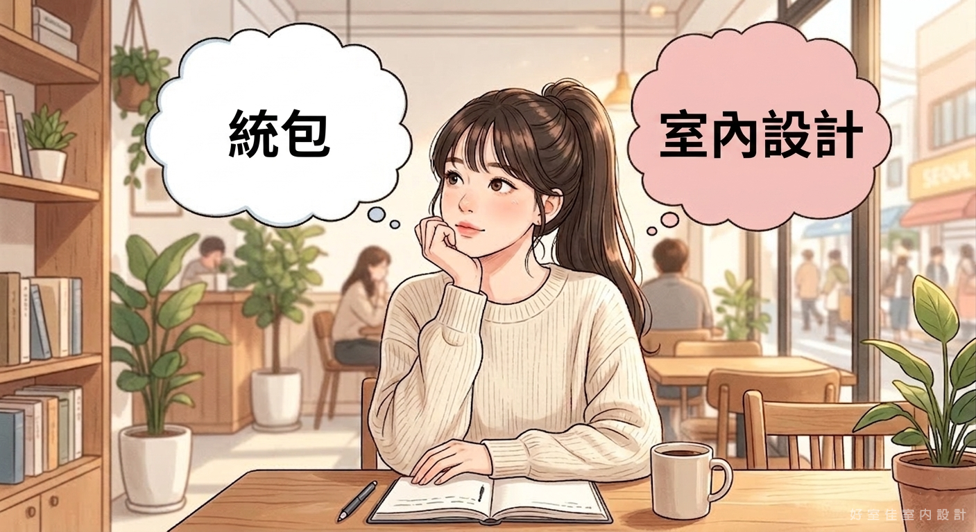 【2026裝潢指南】找統包還是室內設計？優缺點與相關差異一次看懂！
